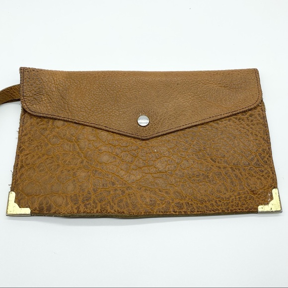 Vintage Leather Hand Nashville Handmade Clutch - Picture 3 of 7